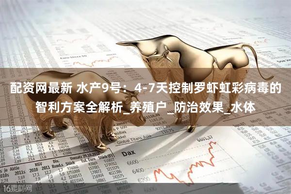配资网最新 水产9号：4-7天控制罗虾虹彩病毒的智利方案全解析_养殖户_防治效果_水体