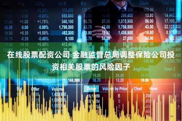 在线股票配资公司 金融监管总局调整保险公司投资相关股票的风险因子